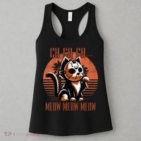 Ch Ch Meow Meow Meow Funny Animal Horror Movie Cute Kitten Women's Tank Top thumb 3