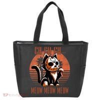 Ch Ch Meow Meow Meow Funny Animal Horror Movie Cute Kitten Tote Bag thumb 0