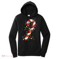 Candy Cane Merry And Bright Christmas Lights Candy Costume Women's Hoodie thumb 0