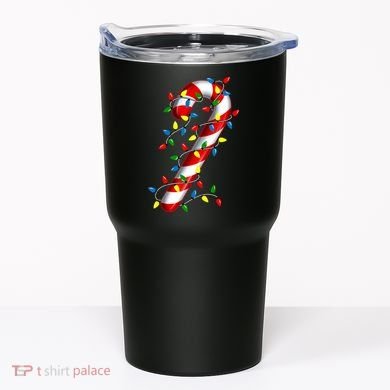 Candy Cane Merry And Bright Christmas Lights Candy Costume Tumbler