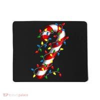 Candy Cane Merry And Bright Christmas Lights Candy Costume Mousepad thumb 0