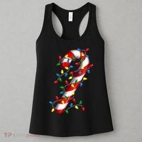 Candy Cane Merry And Bright Christmas Lights Candy Costume Women's Tank Top thumb 3