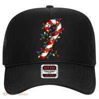 Candy Cane Merry And Bright Christmas Lights Candy Costume Hat thumb 0