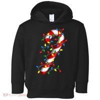 Candy Cane Merry And Bright Christmas Lights Candy Costume Toddler Hoodie thumb 0