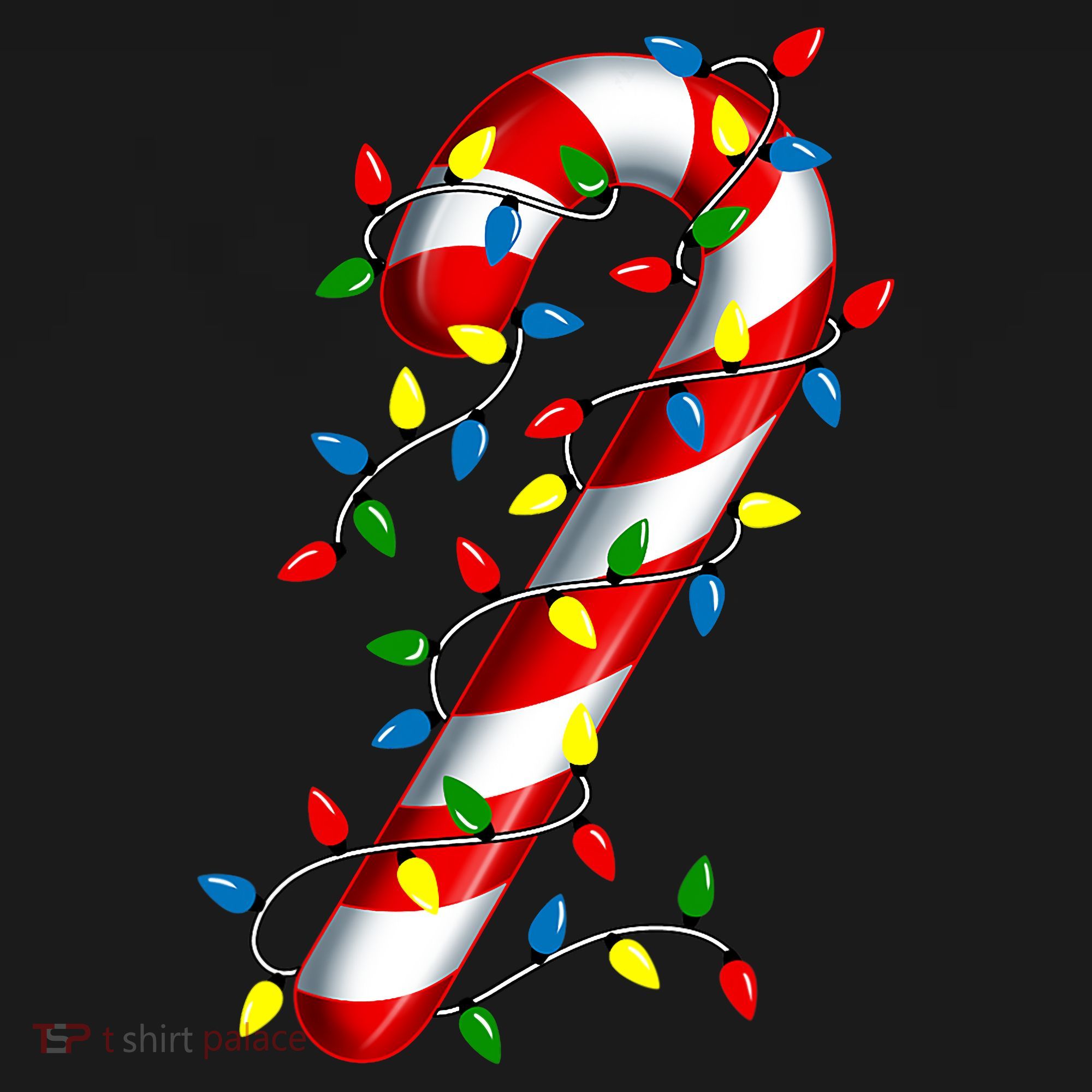 Candy Cane Merry And Bright Christmas Lights Candy Costume Visor