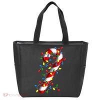 Candy Cane Merry And Bright Christmas Lights Candy Costume Tote Bag thumb 0