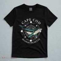Cape Cod Massachusetts Humpback Whale Vintage Wind Rose T-Shirt thumb 5