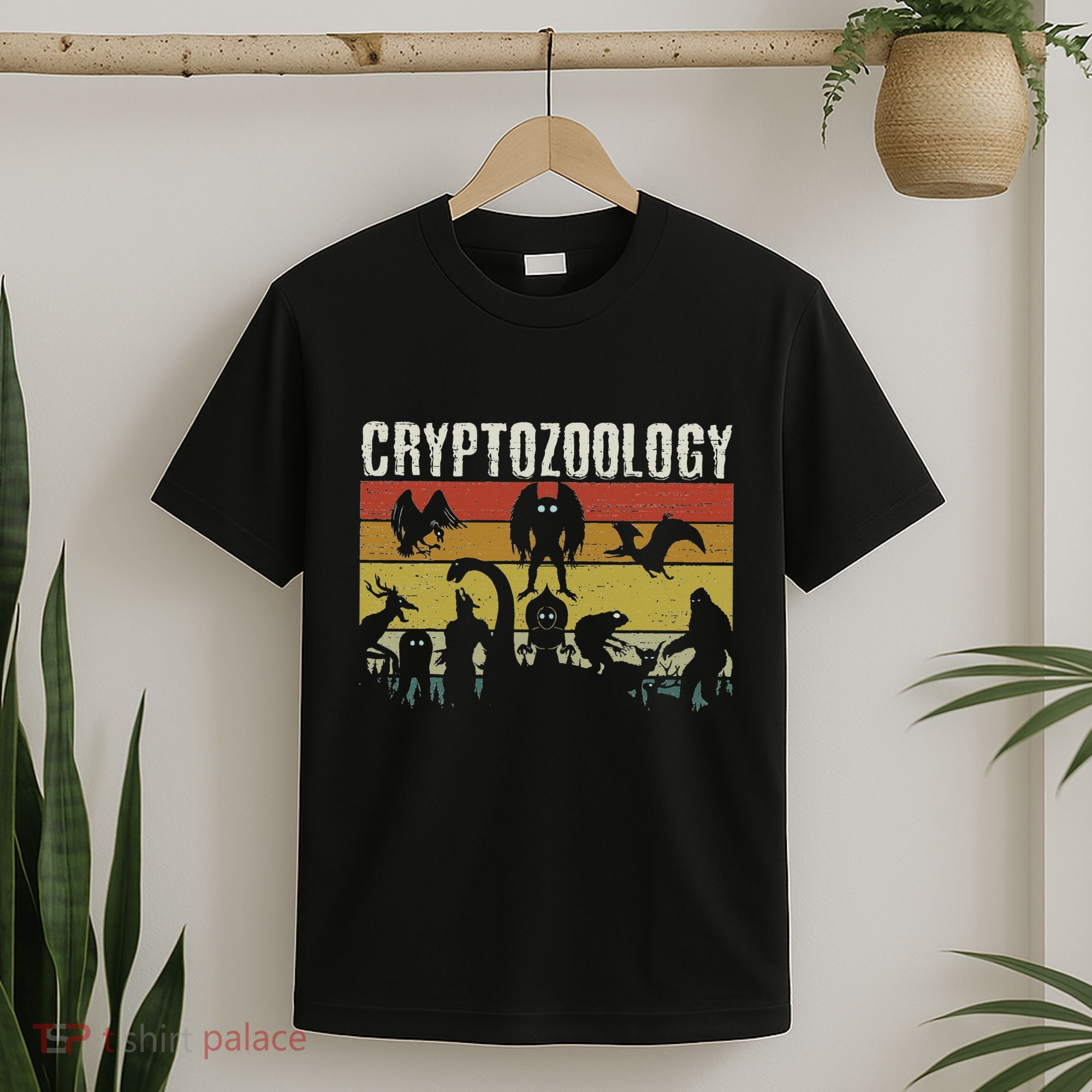 Cute Cryptid Monsters Bigfoot Mothman Dogman Cryptozoology T-Shirt
