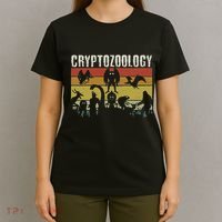 Cute Cryptid Monsters Bigfoot Mothman Dogman Cryptozoology T-Shirt thumb 4
