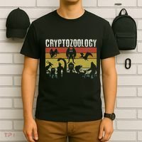 Cute Cryptid Monsters Bigfoot Mothman Dogman Cryptozoology T-Shirt thumb 6