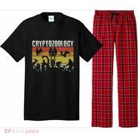 Cute Cryptid Monsters Bigfoot Mothman Dogman Cryptozoology Pajama Set thumb 0