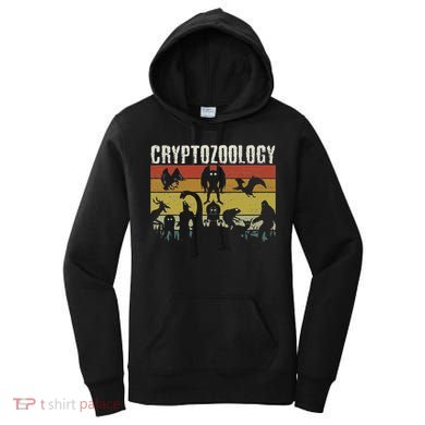 Cute Cryptid Monsters Bigfoot Mothman Dogman Cryptozoology Women's Hoodie