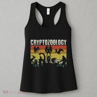 Cute Cryptid Monsters Bigfoot Mothman Dogman Cryptozoology Women's Tank Top thumb 3