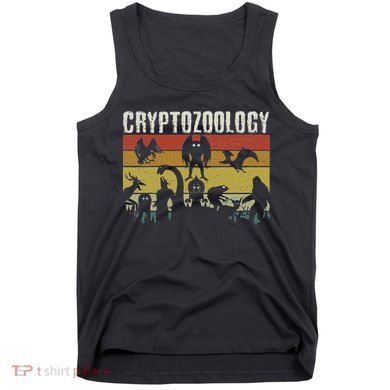 Cute Cryptid Monsters Bigfoot Mothman Dogman Cryptozoology Tank Top