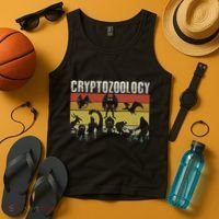 Cute Cryptid Monsters Bigfoot Mothman Dogman Cryptozoology Tank Top thumb 4