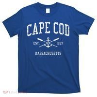 Cape Cod Ma Vintage Crossed Oars Sports T-Shirt thumb 0