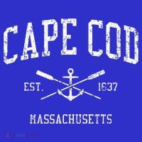 Cape Cod Ma Vintage Crossed Oars Sports T-Shirt thumb 7