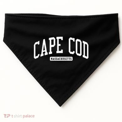 Cape Cod Massachusetts Ma College University Style USA-Made Doggie Bandana