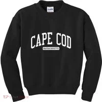 Cape Cod Massachusetts Ma College University Style Kids Sweatshirt thumb 0