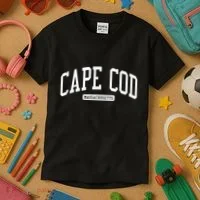 Cape Cod Massachusetts Ma College University Style Kids T-Shirt thumb 3