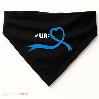 Colon Cancer Month Check Your Colon Colonoscopy USA-Made Doggie Bandana