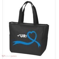 Colon Cancer Month Check Your Colon Colonoscopy Tote Bag thumb 3