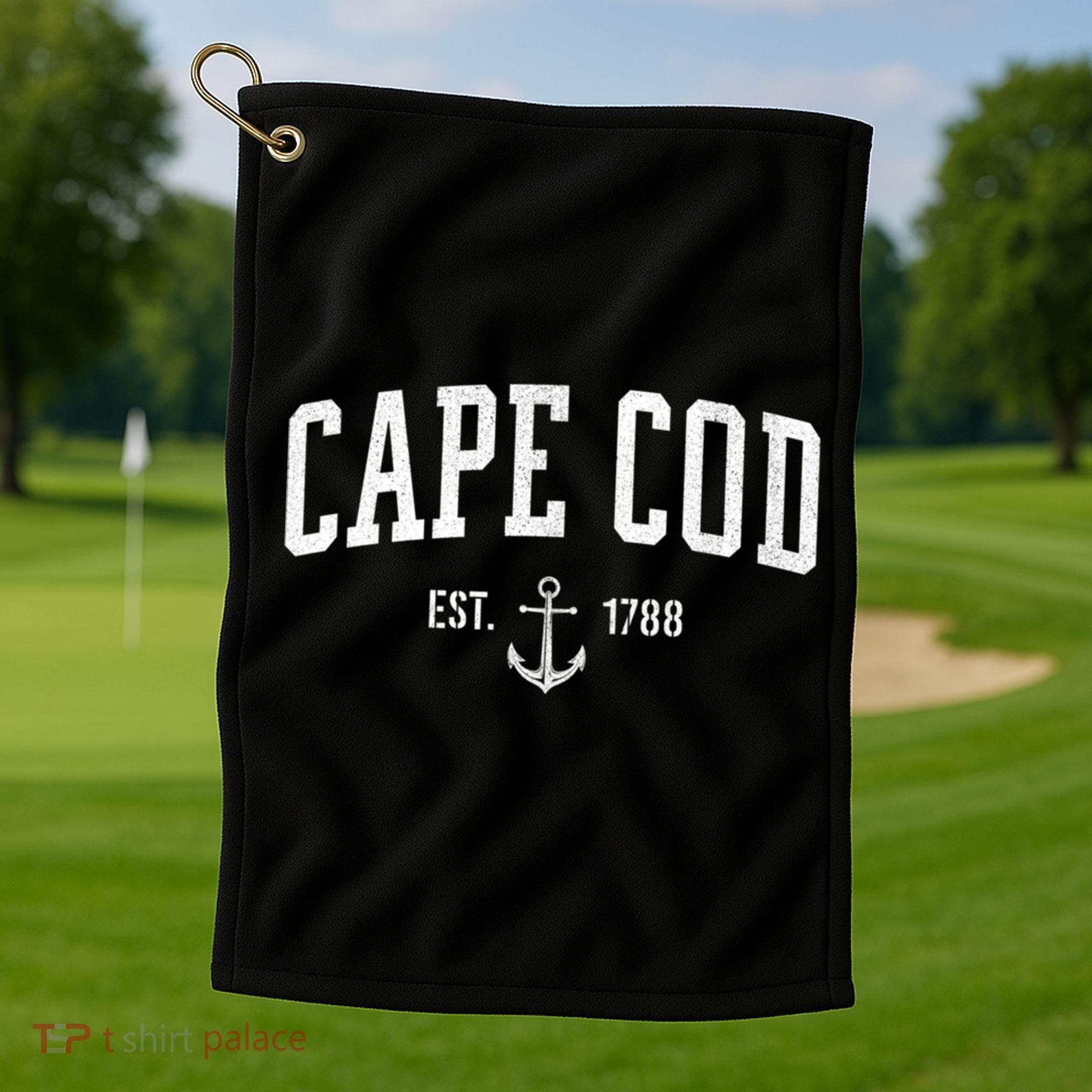 Cape Cod Massachusetts 1788 Sweater Meaningful Gift Men Women Gift Golf Towel
