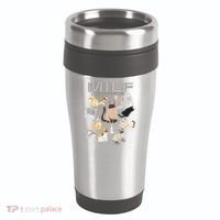 Cute Cats MILF Man I Love Felines 16oz Travel Tumbler thumb 0