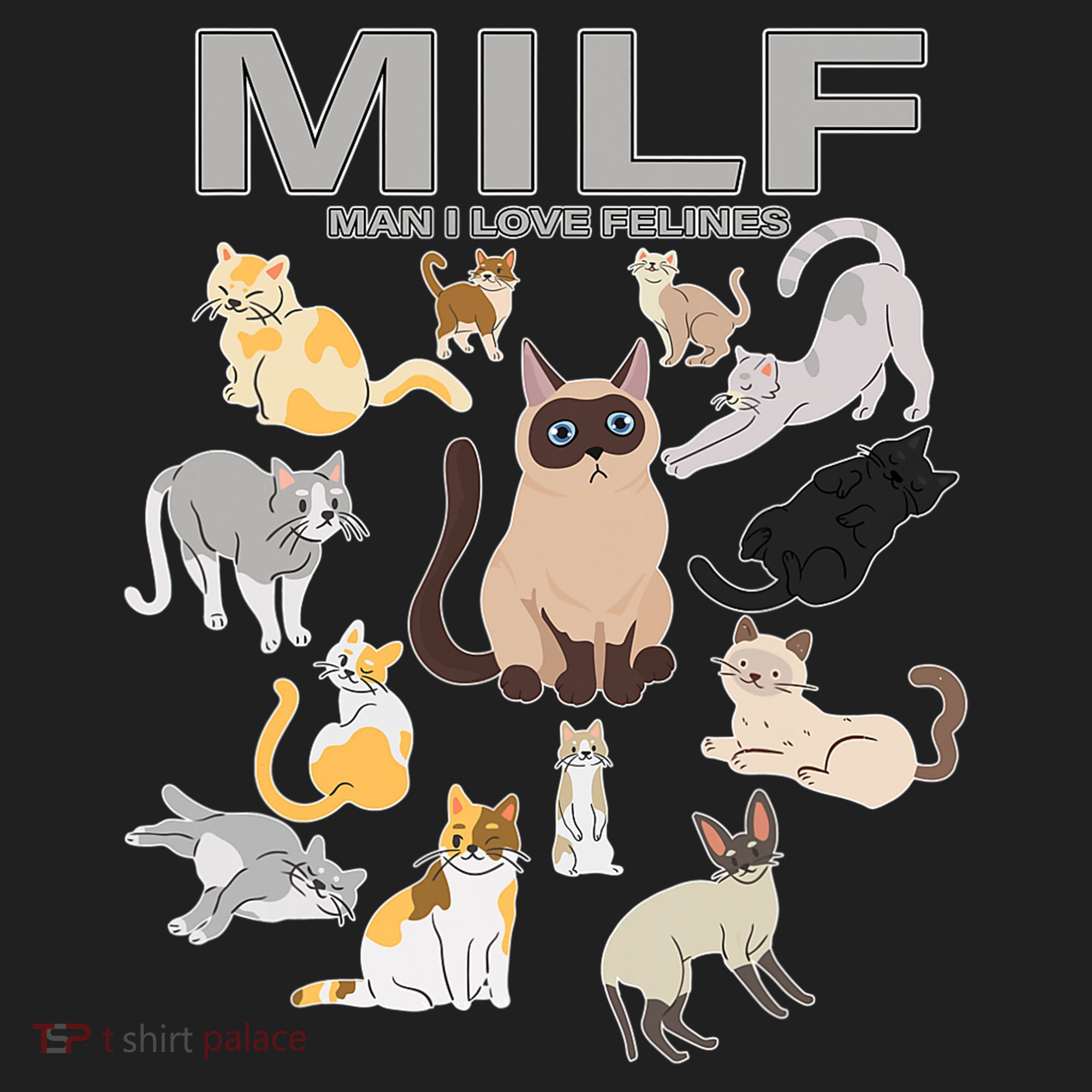Cute Cats MILF Man I Love Felines Tumbler