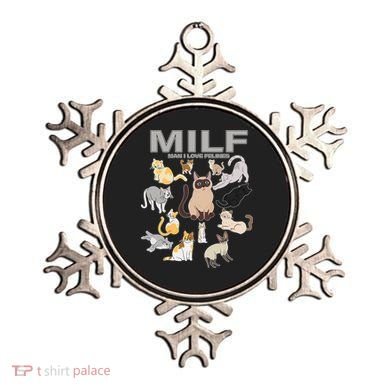 Cute Cats MILF Man I Love Felines Ornament