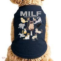 Cute Cats MILF Man I Love Felines Doggie Tank thumb 0