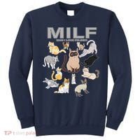 Cute Cats MILF Man I Love Felines Sweatshirt thumb 0