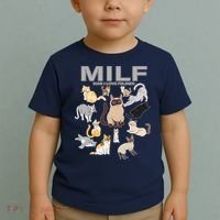 Cute Cats MILF Man I Love Felines Toddler T-Shirt thumb 2