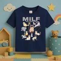 Cute Cats MILF Man I Love Felines Toddler T-Shirt thumb 3