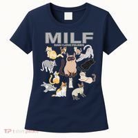 Cute Cats MILF Man I Love Felines Women's T-Shirt thumb 0