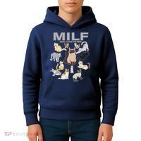 Cute Cats MILF Man I Love Felines Kids Hoodie thumb 4