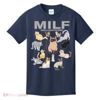 Cute Cats MILF Man I Love Felines Kids T-Shirt thumb 0