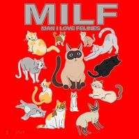 Cute Cats MILF Man I Love Felines Santa Hat thumb 1