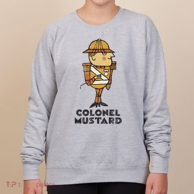 Clue Colonel Mustard Retro Poster Women's Sweatshirt