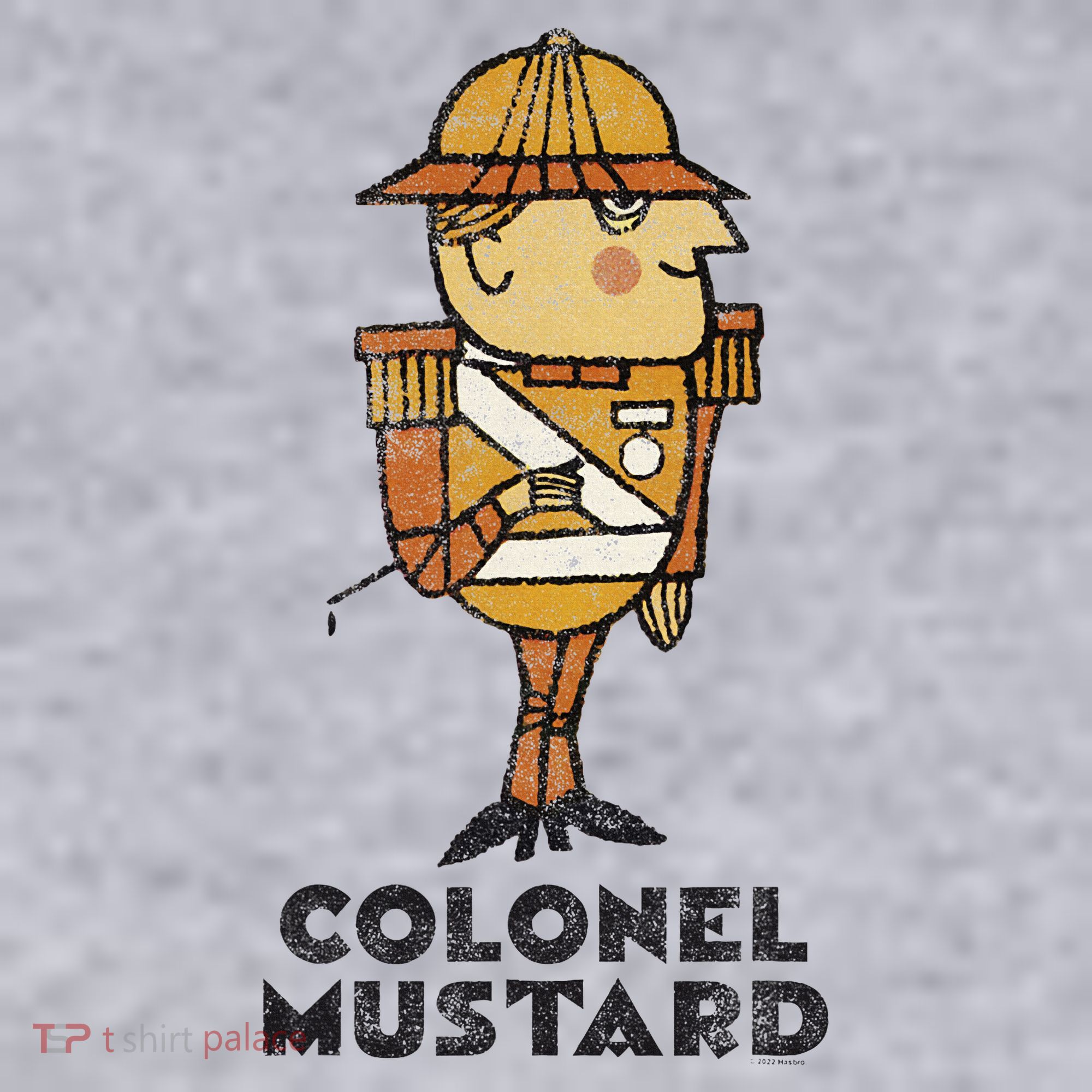 Clue Colonel Mustard Retro Poster Women's Sweatshirt