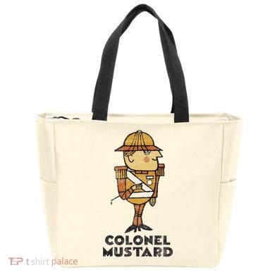Clue Colonel Mustard Retro Poster Tote Bag