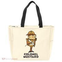 Clue Colonel Mustard Retro Poster Tote Bag thumb 0