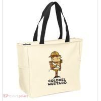 Clue Colonel Mustard Retro Poster Tote Bag thumb 2