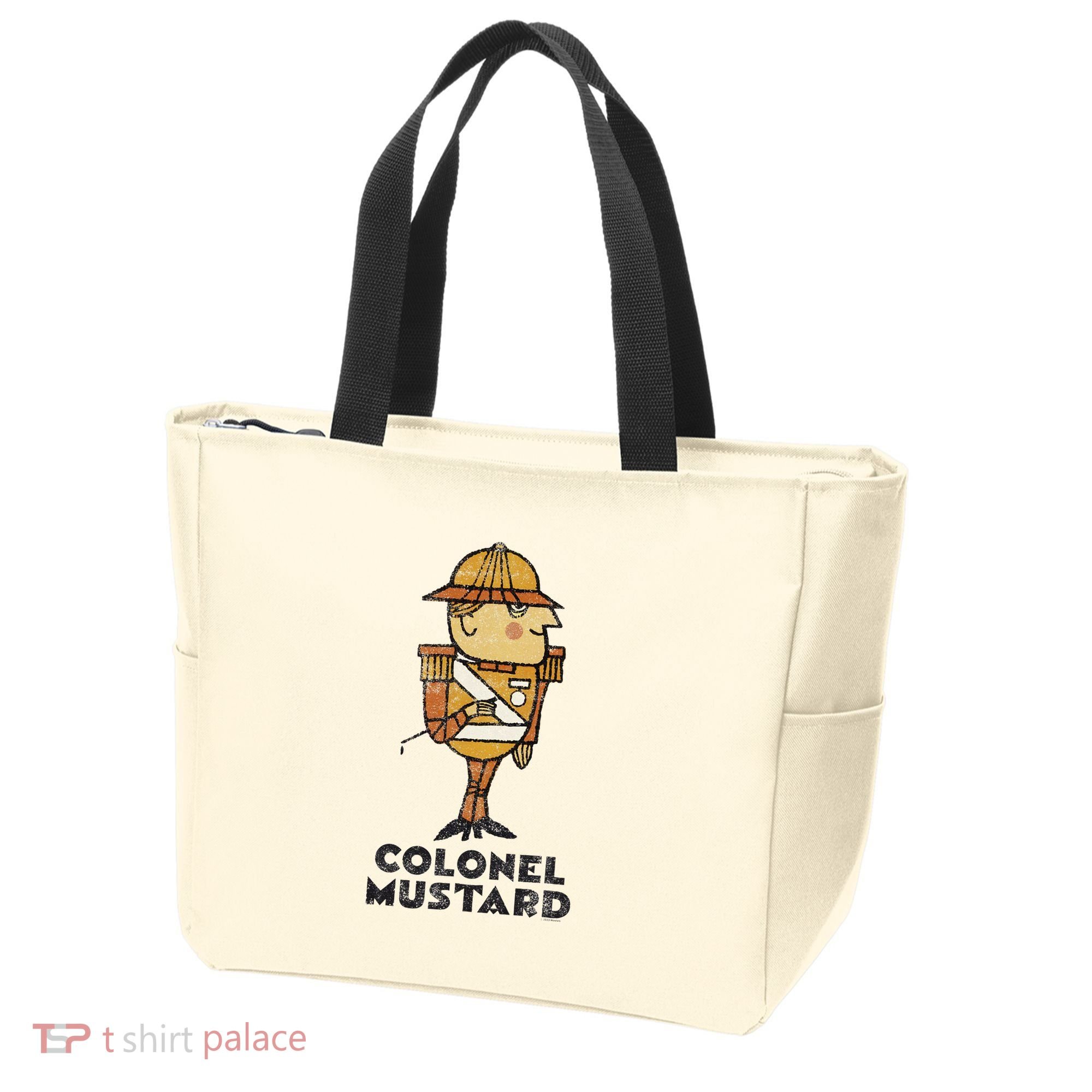 Clue Colonel Mustard Retro Poster Tote Bag