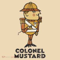 Clue Colonel Mustard Retro Poster Tote Bag thumb 4