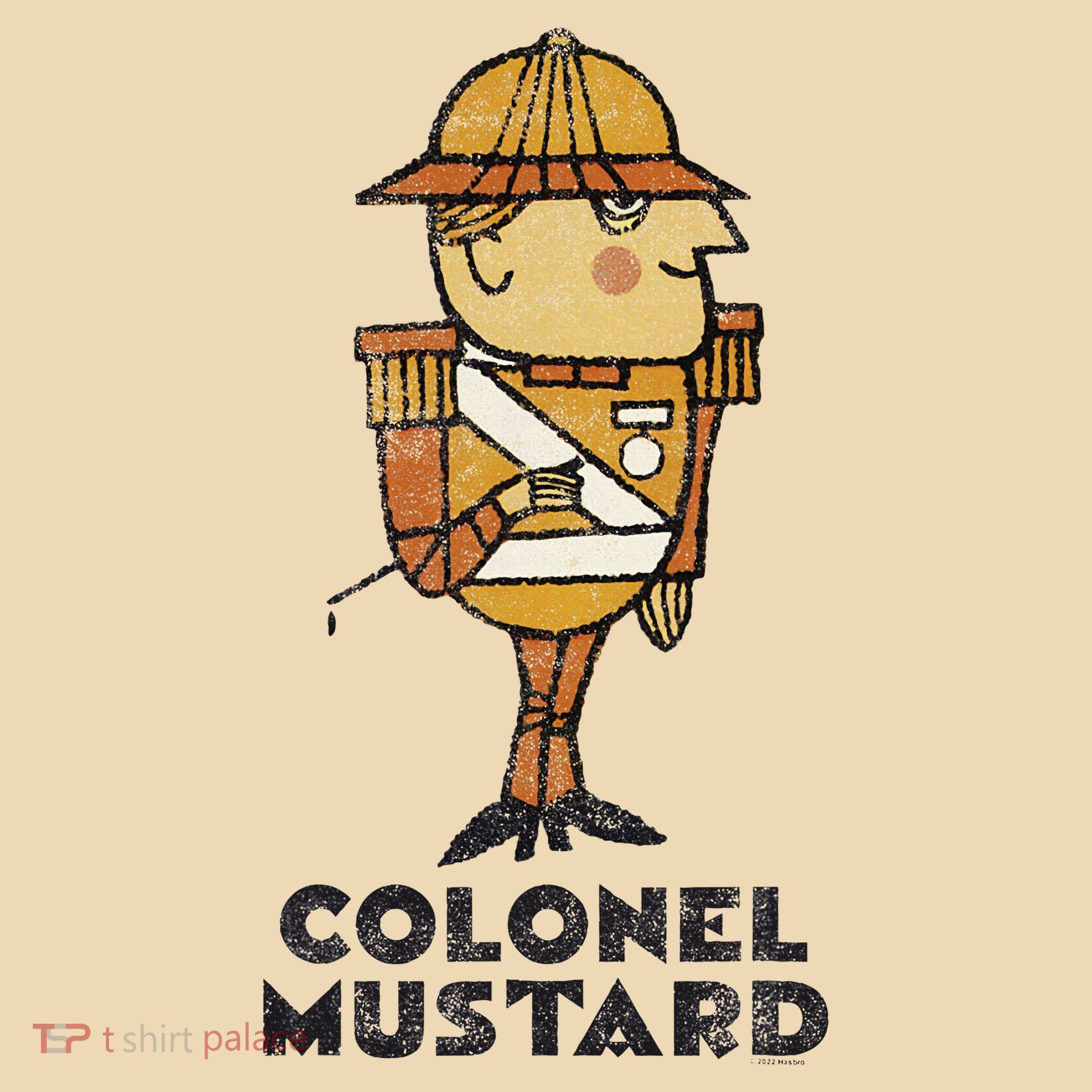 Clue Colonel Mustard Retro Poster Tote Bag