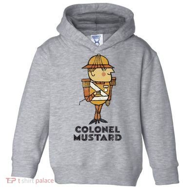 Clue Colonel Mustard Retro Poster Toddler Hoodie