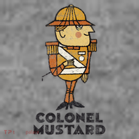 Clue Colonel Mustard Retro Poster Toddler Hoodie thumb 2