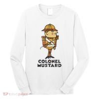 Clue Colonel Mustard Retro Poster Long Sleeve Shirt thumb 0