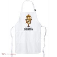 Clue Colonel Mustard Retro Poster Apron thumb 0